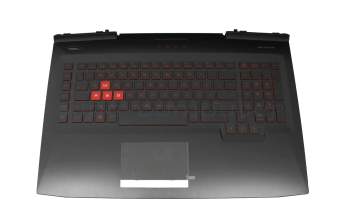 AEG3BG00010 Original HP Tastatur inkl. Topcase DE (deutsch) schwarz/rot/schwarz mit Backlight 150W