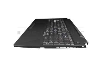 AENJFG00010 Original Quanta Tastatur inkl. Topcase DE (deutsch) schwarz/transparent/schwarz mit Backlight
