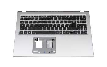AEZAUF02110 Original Acer Tastatur inkl. Topcase FR (französisch) schwarz/silber