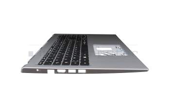 AEZAUF02110 Original Acer Tastatur inkl. Topcase FR (französisch) schwarz/silber