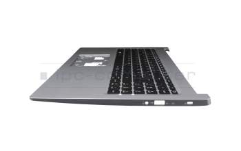 AEZAUG01020 Original Acer Tastatur inkl. Topcase DE (deutsch) schwarz/silber mit Backlight