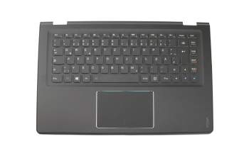 AM0YC000700 Original Lenovo Tastatur inkl. Topcase DE (deutsch) schwarz/schwarz mit Backlight