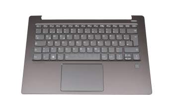 AM171000200KCS1 Original Lenovo Tastatur inkl. Topcase DE (deutsch) grau/grau mit Backlight (fingerprint)