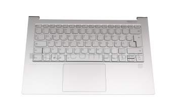 AM1ED000700 Original Lenovo Tastatur inkl. Topcase DE (deutsch) silber/silber mit Backlight