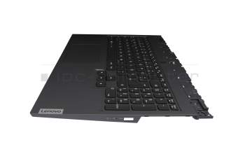 AM1HV000300 Original Lenovo Tastatur inkl. Topcase DE (deutsch) schwarz/grau mit Backlight