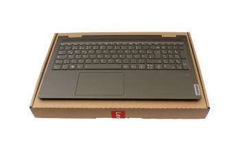 AM1RY000 Original Lenovo Tastatur inkl. Topcase DE (deutsch) dunkelgrün/dunkelgrün mit Backlight (Moos Grün)