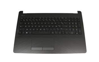 AM204000110-KFC1 Original HP Tastatur inkl. Topcase FR (französisch) schwarz/schwarz