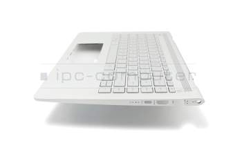 AM22R000400 Original HP Tastatur inkl. Topcase DE (deutsch) silber/silber mit Backlight