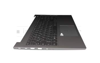 AM2XE000300HXN Original Lenovo Tastatur inkl. Topcase DE (deutsch) grau/grau mit Backlight