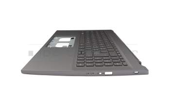 AP3TY000110 Original Acer Tastatur inkl. Topcase CH (schweiz) grau/grau mit Backlight