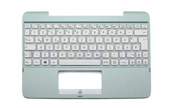 ASM15C16D0-9201 Original Chicony Tastatur inkl. Topcase DE (deutsch) weiß/grün