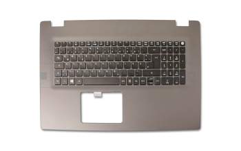 Acer Aspire E5-773 Original Tastatur inkl. Topcase DE (deutsch) schwarz/grau mit Backlight
