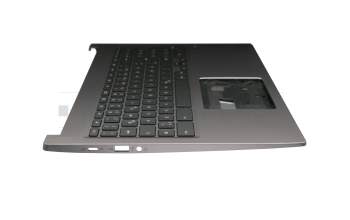 Acer Chromebook 715 (CB715-1WT) Original Tastatur inkl. Topcase DE (deutsch) schwarz/grau mit Backlight