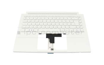 Acer ConceptD 3 (CC314-72) Original Tastatur inkl. Topcase DE (deutsch) weiß/weiß mit Backlight (mit Stiftfach)