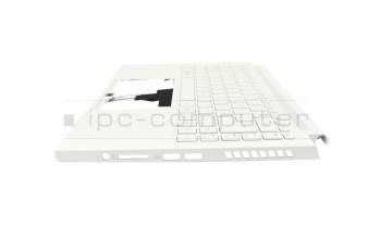 Acer ConceptD 3 (CC314-72) Original Tastatur inkl. Topcase DE (deutsch) weiß/weiß mit Backlight (mit Stiftfach)