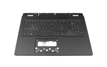 Acer Nitro 17 (AN17-42) Original Tastatur inkl. Topcase CH (schweiz) schwarz/transparent/schwarz mit Backlight
