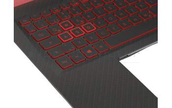 Acer Nitro 5 (AN515-52) Original Tastatur inkl. Topcase DE (deutsch) schwarz/rot/schwarz mit Backlight (Nvidia 1060)
