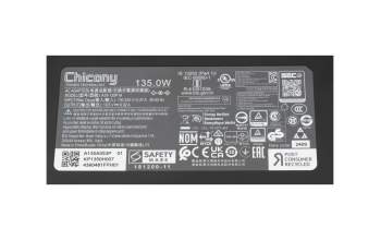 Acer Nitro V 16S AI (ANV16S-41) Original Netzteil 135,0 Watt normale Bauform