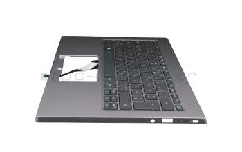 Acer RS (AP714-51GT) Original Tastatur inkl. Topcase DE (deutsch) silber/silber mit Backlight