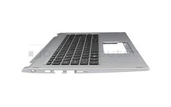 Acer Spin 3 (SP314-54N) Original Tastatur inkl. Topcase CH (schweiz) schwarz/silber mit Backlight