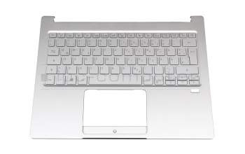 Acer Swift 3 (SF313-52G) Original Tastatur inkl. Topcase DE (deutsch) silber/silber mit Backlight