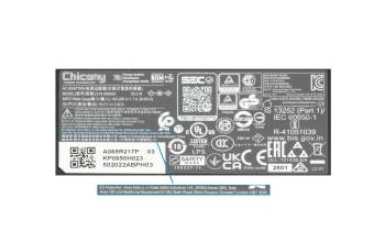 Acer TravelMate P2 (TMP214-55-TCO) Original Netzteil 65,0 Watt kleine Bauform