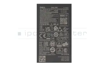 Alienware 17 R3 GaN-Netzteil 240,0 Watt abgerundete Bauform
