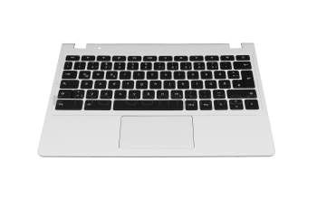 Alternative für 60.SHEN7.007 Original Acer Tastatur inkl. Topcase DE (deutsch) schwarz/weiß