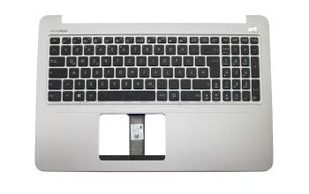 Asus A501UX Original Tastatur inkl. Topcase DE (deutsch) schwarz/silber mit Backlight