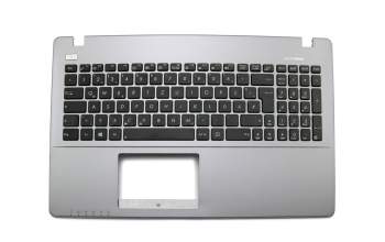 Asus A550ZE Original Tastatur inkl. Topcase DE (deutsch) schwarz/grau