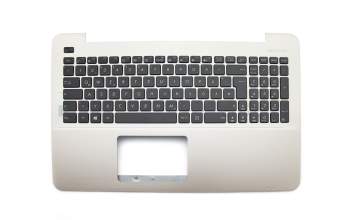 Asus A555UA Original Tastatur inkl. Topcase DE (deutsch) schwarz/silber