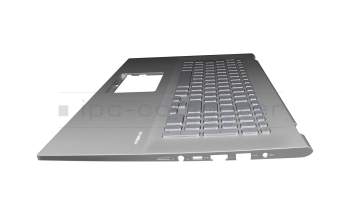 Asus Business P1701DA Original Tastatur inkl. Topcase DE (deutsch) silber/silber mit Backlight