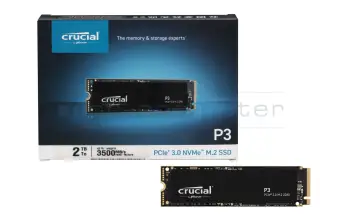 Asus CF66 PCIe NVMe SSD Festplatte Crucial P3 2TB (M.2 22 x 80 mm)