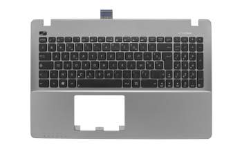 Asus F550VB Original Tastatur inkl. Topcase FR (französisch) schwarz/grau