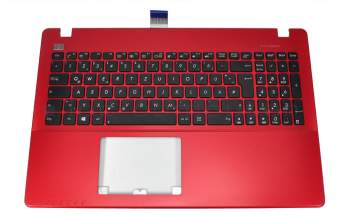 Asus F552EA Original Tastatur inkl. Topcase DE (deutsch) schwarz/rot