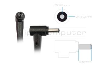 Asus F556UJ Original Netzteil 65,0 Watt EU Wallplug normale Bauform