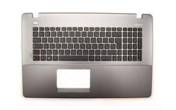 Asus F750LB Original Tastatur inkl. Topcase FR (französisch) schwarz/silber