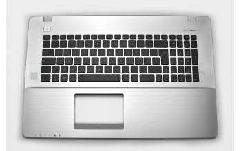 Asus F750LN Original Tastatur inkl. Topcase IT (italienisch) schwarz/silber