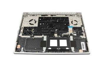 Asus G834JZ Original Tastatur inkl. Topcase DE (deutsch) schwarz/schwarz/transparent/grau mit Backlight