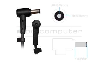 Asus K40IL Original Netzteil 65,0 Watt abgerundete Bauform