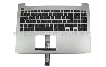 Asus K551LN Original Tastatur inkl. Topcase DE (deutsch) schwarz/silber