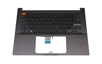 Asus M7400QC Original Tastatur inkl. Topcase DE (deutsch) schwarz/schwarz mit Backlight