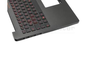 Asus N501JW Original Tastatur inkl. Topcase DE (deutsch) schwarz/schwarz mit Backlight