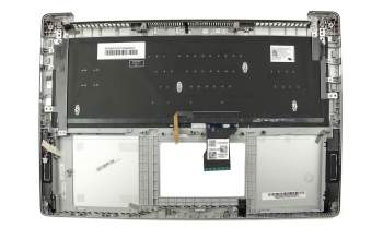 Asus N501VW Original Tastatur inkl. Topcase DE (deutsch) silber/silber mit Backlight (für Modelle ohne HDD)