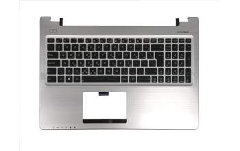 Asus P56CB Original Tastatur inkl. Topcase GR (griechisch) schwarz/silber
