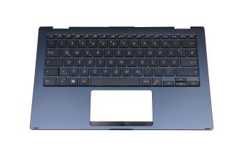 Asus Q326FA Original Tastatur inkl. Topcase DE (deutsch) schwarz/blau mit Backlight