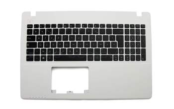Asus R510CA Original Tastatur inkl. Topcase FR (französisch) schwarz/weiß