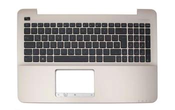 Asus R556LA Original Tastatur inkl. Topcase DE (deutsch) schwarz/gold