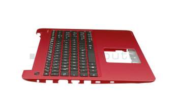 Asus R558UQ Original Tastatur inkl. Topcase DE (deutsch) schwarz/rot
