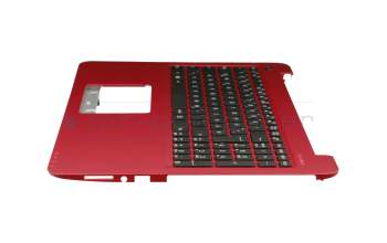 Asus R558UQ Original Tastatur inkl. Topcase DE (deutsch) schwarz/rot